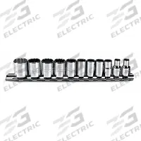 PROTO Socket Set: 1/4 in Drive, 11 Piece, 12-Point, Metric, 5 mm to 14 mm (MPN J47201). Key specifications — attr1224269: 1/4 in; attr1204685: Not Tether Capable; attr1204650: 5 mm to 14 mm; attr1204673: Socket Bits Not Included; attr1204688: PROTO; attr1206170: Standard Sockets.