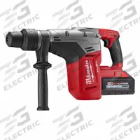 MILWAUKEE SDS Max Hammer Drill: L-Shape, 18V DC, SDS-Max, 1 9/16 in max, 8.0 Ah, 5.1 ft-lb (MPN 2717-22HD). Key specifications — attr113858: 18V DC; attr113796: MILWAUKEE; attr113808: 0 bpm to 3,000 bpm; attr113803: No; attr113838: Hammer Only; attr113809: Yes; attr113815: (2) Batteries.