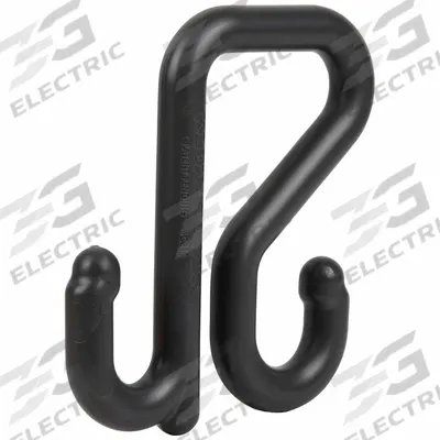 KLEIN TOOLS Utility Bucket S-Hook: 11/16 in W x 6 1/16 in H, Gray - Bucket Bag Hooks & Covers