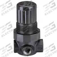 SPEEDAIRE Compressed Air Regulator: Aluminum, 1/4 in NPT, 15 cfm, 5 psi to 125 psi, Nonrising (MPN 4ZM08). Key specifications — attr111664: No; attr111400: Miniature; attr111627: SPEEDAIRE.