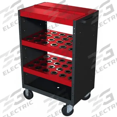HUOT CNC Tool Storage: For HSK63A Taper - Shielded CNC Toolholder Carts
