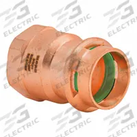QUICKFITTING SUREPRESS Press Copper FNPT Adapter: 3/4 in CTS x 3/4 in Pipe size, Press-fit x FNPT (MPN SPWF22R). Key specifications — Brand: QUICKFITTING SUREPRESS; Broad - Material for Bullet: Copper Or Bronze; Fitting Size: 3/4 in CTS x 3/4 in Pipe; Brand - Broad: QUICKFITTING SUREPRESS.