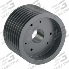 APPROVED VENDOR V-Belt Pulley: C130, 8 Groove, 13.4 in OD, Bushed Bore, F, For C/CX Belt Section (MPN 8C130F). Key specifications — Pulley Industry Number: C130; Pitch Diameter: 13 in (C); For Belt Section (broad, with similar types): C or CX.