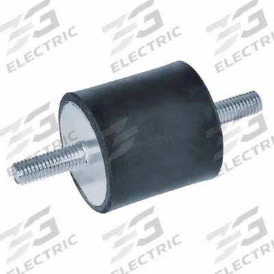 JW WINCO Vibration-Isolating Mount: Cylindrical, Natural Rubber, Male x Male Style - Male x Male Vibration-Isolating Mounts