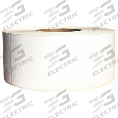 APPROVED VENDOR Barcode Printer Label: 3 in Label Wd, 5 in Label Ht, White, 3 in Core Dia. - Industrial Thermal Transfer Labels