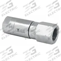 MOSMATIC Rotary Union: Straight, Nickel-Plated C38500 Brass, 1 Passages, 1/4 in Stationary Port, Air (MPN 30.014). Key specifications — Maximum Speed: 30 RPM; Brand: MOSMATIC.