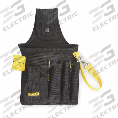 DEWALT Tool Pouch: For 2 in Belt Wd - Max, 5 Pockets - Polyester Tool Pouches