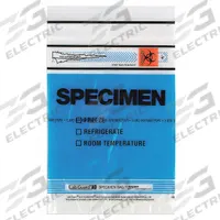 Specimen Transfer Bag: LDPE, Biohazard, 1.75 mil Thick, Blue, 9 in Overall Ht, Non-Sterile, 1,000 PK (MPN 4811B). Key specifications — Brand: MEDEGEN MEDICAL PRODUCTS; Closure Type: Zipper; Product Type: Dual Pouch Specimen Bag; Manufacturer Part Number: 4811B; Color: Blue; Display Sell UOM: PK; Legend: Biohazard.
