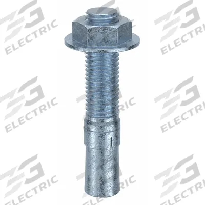 MKT FASTENING Wedge Anchor: 4 1/4 in Overall Lg, 3/4 in Dia, 3/4"-10 Thread Size, Steel - Steel Wedge Anchors
