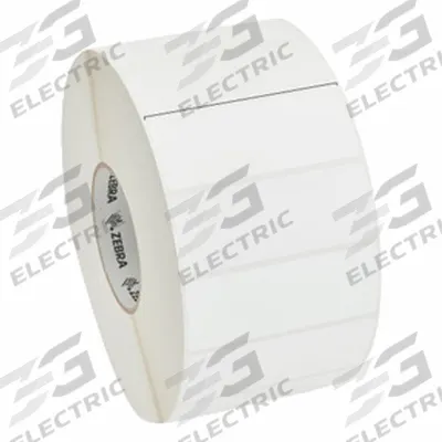ZEBRA Barcode Printer Labels: 4 in Label Wd, 1 1/2 in Label Ht, White, 3 in Core Dia. - Industrial Thermal Transfer Labels