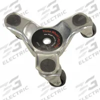 APPROVED VENDOR Furniture Dolly: 200 lb, Silver, 2 in H x 7 in W x 7 in D, (3) Swivel (MPN 3JJF2). Key specifications — attr1343748: Silver; attr1343758: Swivel; attr1343710: (3) Swivel; attr1343759: APPROVED VENDOR; attr1343723: Rubber.