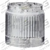 PATLITE Tower Light Module: Steady, 24V DC, Amber, 50 mm Overall Dia, 40 mm Overall Ht, LR5 (MPN LR5-E-YZ). Key specifications — Brand: PATLITE; Compatible with Series: LR5; Lens Color: Amber; Operating Voltage: 24V DC; Manufacturer Part Number: LR5-E-YZ.