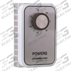 SIEMENS Line Volt Mechanical Tstat: Heat or Cool, Auto, 40° to 95°F, Concealed Dial/Exposed Dial (MPN 134-1084). Key specifications — Application: Heat or Cool; System Settings: Auto; Switch Type/Action: SPDT, Open/Close on Rise; Temperature Control Range: 40° to 95°F; Stages: 1H/1C; Voltage: 120 to 240V AC; Brand: SIEMENS; Control Type: Concealed Dial.