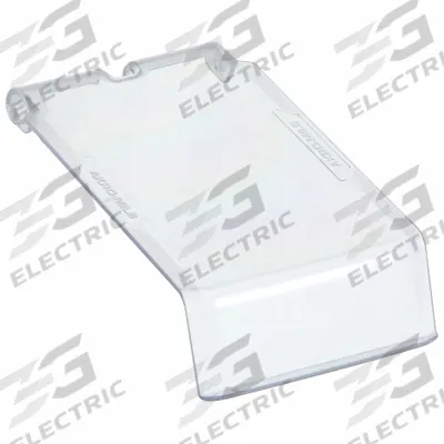 AKRO-MILS Bin Lid: 7 in x 3 7/8 in, Clear - Hanging & Stacking Bin Lids