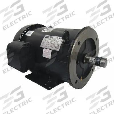 Dayton General Purpose Motor: C-Face/Rigid Base Mount, Totally Enclosed Fan Cooled - C-Face with Rigid Base 3-Phase General Purpose AC Motors