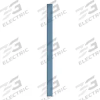 ASI GLOBAL Partition Column: Plastic Polymer, Pebble, Blue, 82 in Ht, 5 in Wd, 1 in Thick (MPN 40-90870553-9509). Key specifications — Inner Core Type: Polymer; Brand: ASI GLOBAL PARTITIONS; Color: Blue; Finish/Texture: Pebble.