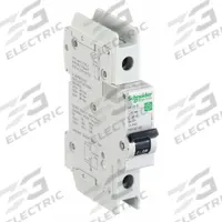 SCHNEIDER ELECTRIC IEC Miniature Circuit Breaker: 40 A Amps, 60V DC, 14kA at 120/240V AC, C60BP (MPN M9F42140). Key specifications — Brand: SCHNEIDER; DC Voltage Rating: 60V DC; Max. AIR Rating: 14kA at 120/240V AC; Terminal Connection: Screw Clamp; AC Voltage Rating: 240/415V AC.