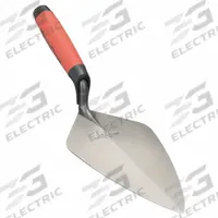 MARSHALLTOWN London Trowel: Blade Material Carbon Steel, Blade Shape London, 4 7/8 in Blade Wd (MPN 3311FG). Key specifications — attr1008691: DuraSoft; attr1016301: Masonry; attr1005001: MARSHALLTOWN; attr1008687: London; attr1008692: Straight; attr1008688: Carbon Steel; attr1008689: Durable; attr1005002: London Trowel.