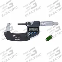 MITUTOYO Calibrated Micrometer: 6 in to 7 in /152.4 mm to 177.8 mm, Inch/Metric, IP65 (MPN 293-341-32CAL). Key specifications — attr1182744: 0.00005 in/0.001 mm; attr1182776: IP65; attr1182741: MITUTOYO; attr1182743: +/- 0.00015 in; attr1182759: Yes.
