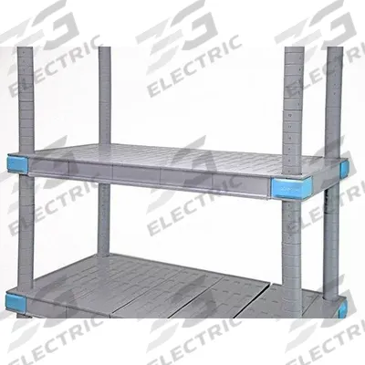 QUANTUM STORAGE SYSTEMS Label Holder for Millenia Shelves: Millenia, 35 1/2 in Overall Wd - Label Holders for Plastic Shelving