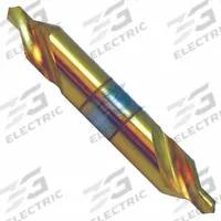 KEO Center Drill: Plain Type, #3/0, 60°, 1 1/4 in Overall Lg, TiN Coated High Speed Steel (MPN 906-000-020). Key specifications — Brand: KEO; End Type: Double End.