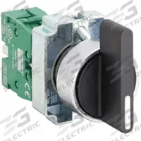 DAYTON Selector Switch: 22 mm Panel Mounting Size, 2 Positions, Extended Lever, 1NO, Metallic (MPN 30G267). Key specifications — AC Contact Rating: 10 A @ 600 V; Action: Maintained/Maintained; Cam: No Cam Included; DC Contact Rating: 2.5 A @ 600 V; Operator Head Material: Plastic; Operator Head Type: Long-Handled Knob; Operator Illumination: Non-Illuminated; Switch Function @ 1st Position: Off.