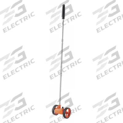 APPROVED VENDOR Measuring Wheel: 9,999 ft Range, Adj Handle Handle, Spoked Dual Wheel - Mechanical Indoor-Outdoor Measuring Wheels