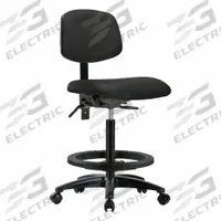 Ergonomic Chair: Vinyl, Armless, Ht Range 25 in to 34 1/2 in, 18 1/2 in Seat Wd, 17 in Seat Dp (MPN BR-VHBCH-RG-T1-A0-BF-RC-8540). Key specifications — Foot Support: Yes; Back Tilt Backward: 13.5°; Back Tilt Forward: 10.5°; Base Material: Nylon; Brand: APPROVED VENDOR; Product Type: Ergonomic Chair; ESD-Safe: Not ESD Safe; Seat Tilt Backward: 3°.