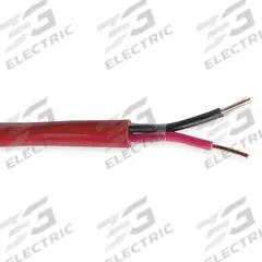 CAROL Fire Alarm Cable: 1,000 ft Cable Lg, Riser, Riser, S-R PVC, Semi-Rigid PVC, Red, PVC, 0 Pairs (MPN E2502S.41.03). Key specifications — Brand: CAROL; Conductor Gauge: 18 AWG; Jacket Material: PVC; Shielding Material: Flexfoil Polyester Supported Aluminum Foil; Solid/Stranded: Solid.