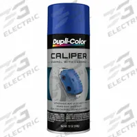 DUPLI-COLOR Automotive Paint: Brake Calipers/Drums/Rotors, Water, Ceramic, Metal, Smooth, No Texture (MPN EBCP10400). Key specifications — Color: Blue; Coverage Area: 12 to 15 sq ft; Compatible Surface Material: Metal; Finish Texture: No Texture; Sheen: Gloss; Surface Texture: Smooth; Brand: DUPLI-COLOR.