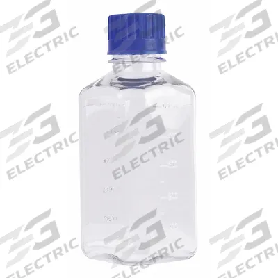 APPROVED VENDOR Media Bottle: PETG, 500 mL Capacity - oz, 500 mL Capacity - mL, Closure Included - Plastic Lab Media Bottles