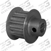 DAYTON Timing Pulley: Curvilinear, Fixed, For HTD Timing Belt Section, For 9 mm Belt Wd, 12 Teeth (MPN 12-5M09M6FA6). Key specifications — Brand: DAYTON; Finish: Clear Anodized; For Belt Series: Powerhouse®.