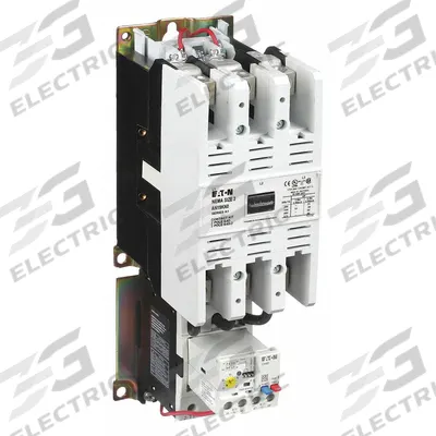 EATON Magnetic Motor Starter: Reversing, 3 Poles, NEMA Size 3, 90 A - Reversing Starters with Electronic Overloads