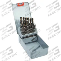 APPROVED VENDOR Jobber Length Drill Bit Set: 29 Pc, 1/16" to 1/2" by 64ths, 135° Split Point (MPN 5UDP2). Key specifications — attr1236168: Metal Index.