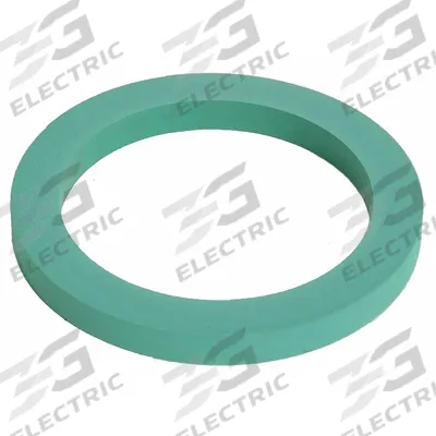 APPROVED VENDOR Cam and Groove Gasket: 1 1/2 in For Coupling Size, Green, 2 3/16 in Outside Dia - FKM Cam & Groove Gaskets