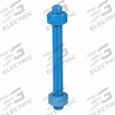 USA FASTENER Fully Threaded Stud: 3/4"-10 Thread Size, Steel, Grade B7, PTFE Coated - PTFE-Coated Fully-Threaded Rods & Studs