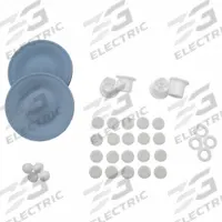 GRACO Fluid End Repair Kit: Fluid End Repair Kit, 17F120, PTFE, PTFE. Key specifications — Manufacturer Part Number: 17F120.