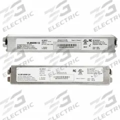 LED Driver: 60 W Power Output, 120/277V AC, 24V DC, 5 1/8 in Lg, Wet Location Rated, 3/4 in Ht (MPN VLM60W-24). Key specifications — attr1264212: NEMA 3 Junction Box; attr1264214: 120/277V AC; attr1264224: 24V DC; attr1264225: 60 W; attr1264175: DIODE LED.