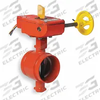 GRUVLOK Butterfly Valve: 5 in Pipe Size, Clamp, 300 psi Max. Pressure (CWP), For Water Media, EPDM (MPN 7005015081). Key specifications — Brand: GRUVLOK; Handle Type: Gear Operated Handwheel.