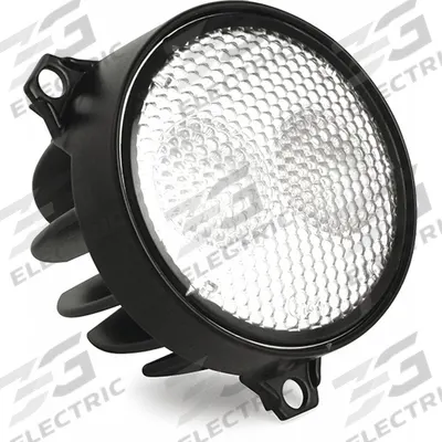 GROTE Vehicle Work Light: Round, Flood, LED, Bracket, Pigtail, Universal, Surface Mount - Vehicle Floodlights