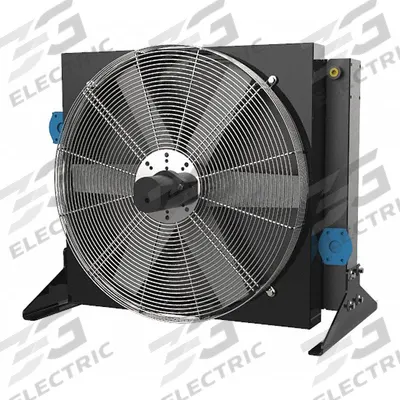 COOL-LINE Forced Air Oil Cooler: 210 hp Heat Removed, 200 gpm Max. Flow - Hydraulic Motor Driven Forced Air Oil Coolers