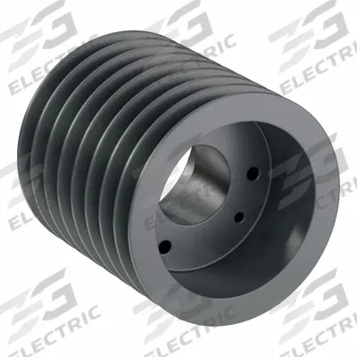 APPROVED VENDOR V-Belt Pulley: C80, 8 Groove, 8.4 in OD, Bushed Bore, E - Bushed-Bore Cast-Iron V-Belt Pulleys