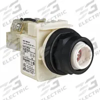 SCHNEIDER ELECTRIC Pilot Light: 30 mm Panel Mounting Size, No Lens Included, LED, 9001SK Series (MPN 9001SKT35LR). Key specifications — Lens Color: No Lens Included; Series: 9001SK; Brand: SCHNEIDER; Includes Push-To-Test: Push-To-Test Included.