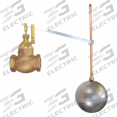 APPROVED VENDOR Float Valve Assembly: For Water Media, Straight Valve Body, Cylindrical - General Service Float & Lever Valve Assemblies