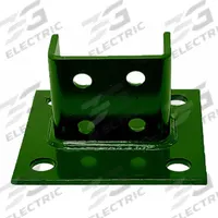 Strut Channel Fitting: 1 5/8 in x 3 1/4 in For Strut Channel Size, Green Coated, 8 Holes, Steel (MPN V70SQGN). Key specifications — For Strut Channel Size: 1-5/8 in x 3-1/4 in; Manufacturer Part Number: V70SQGN; Brand: VAST; Material: Steel; Finish: Green Coated.