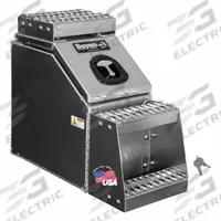 BUYERS PRODUCTS Step Boxes: Aluminum, Silver, 28 in Overall Dp, 24 in Overall Ht, 12 in Overall Wd (MPN 1705280). Key specifications — Truck Box Type: Step Truck Box; Lock Type: Keyed; Brand: BUYERS PRODUCTS; Color: Silver; Latch Type: T-Handle Compression.
