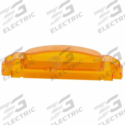 GROTE Clearance Marker Lamp: Clearance Light, LED, Rectangular, Amber, Screw - Clearance Lights