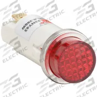 DAYTON Raised Panel Light: 12 mm Panel Mounting Hole Dia, LED, Raised Head (MPN 22NY43). Key specifications — Brand: DAYTON; Electrical Connection: 0.187 in Tab.