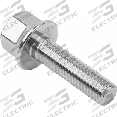 KIPP Hygienic USIT Hex Head Screw: Stainless Steel, Fully Threaded, M12, 45 mm Fastener Lg - Hygienic USIT Flanged Hex Head Screws