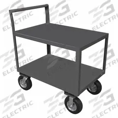 APPROVED VENDOR Metal Shelf Cart: 1,200 lb, 39 in L x 24 in W x 41 in H Overall Dim, Pneumatic (MPN LIC-2436-2-ALU-95). Key specifications — Caster/Wheel Configuration: (2) Swivel; Brand: APPROVED VENDOR.